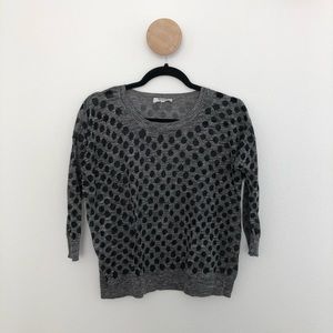 Madewell Sheer Top with Dots